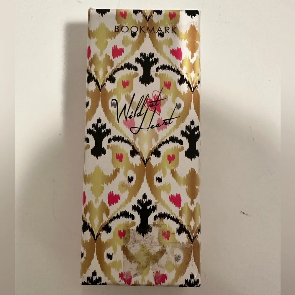 Wild At Heart Crystal Embellished Flower Metal Bookmark